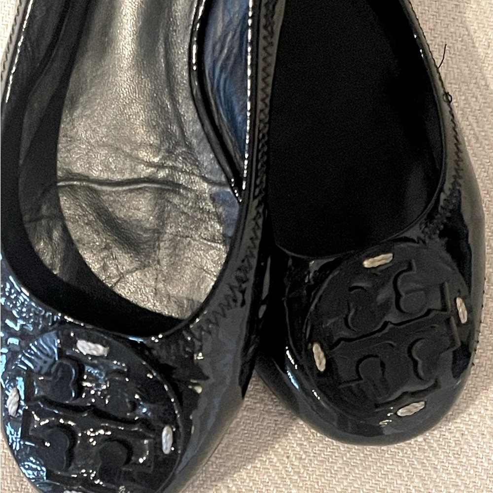 Tory Burch Black Patent Ballet